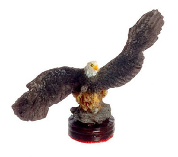 FALCON - Miniature Eagle Statue for 1" Scale Dollhouse Miniature (FCA3872)