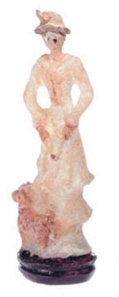 FALCON - Miniature High Fashion Lady Statue for 1" Scale Dollhouse Miniature (FCA4083)