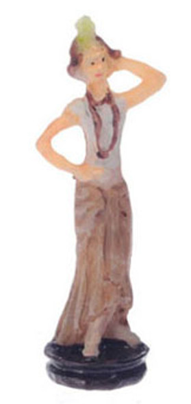 FALCON - Miniature High Fashion Lady Statue for 1" Scale Dollhouse Miniature (FCA4088)