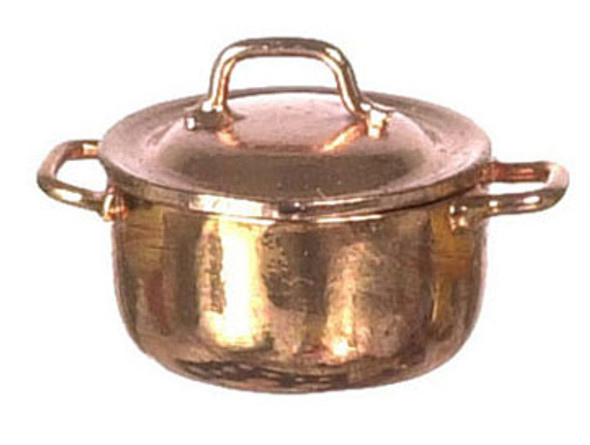 FALCON - Casserole Medium Copper 1" Scale Dollhouse Miniature FCAN1350CP