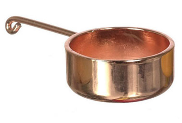 FALCON - Saucepan Large Copper 1" Scale Dollhouse Miniature FCAN1360CP