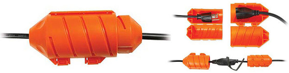 FARM INNOVATORS - Water-Tight Cord Connect Industrial Orange (FICC1) 085045000048