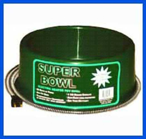 FARM INNOVATORS - Round Heated Pet Bowl (60 Watt) Green (FIP60) 085045003193