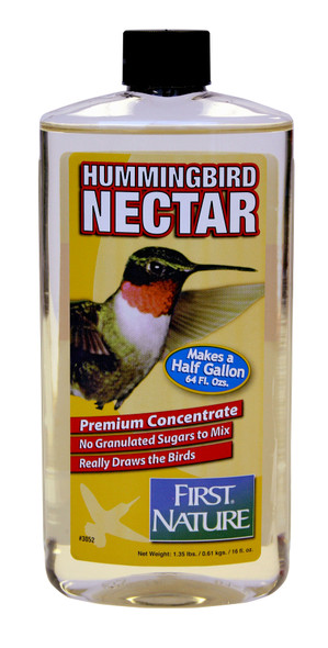 FIRST NATURE - Hummingbird Concentrate Food 16 oz Clear (FN3052) 039256830529