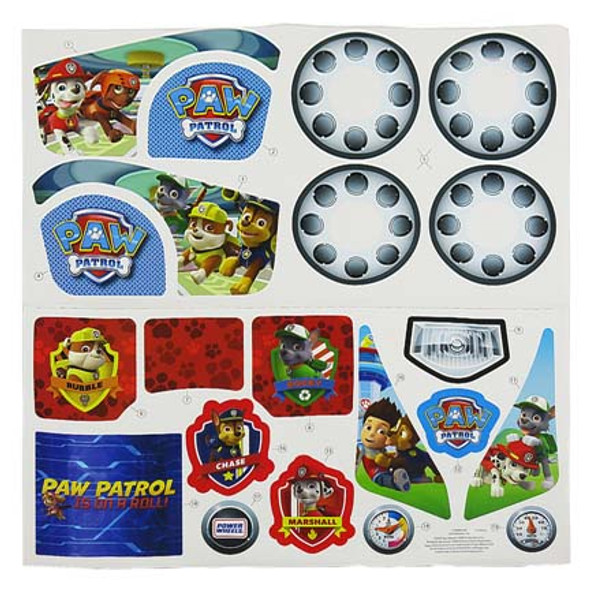 OakridgeStores.com | POWER WHEELS - 3900-3407 Label sheet for Paw Patrol Lil Quad