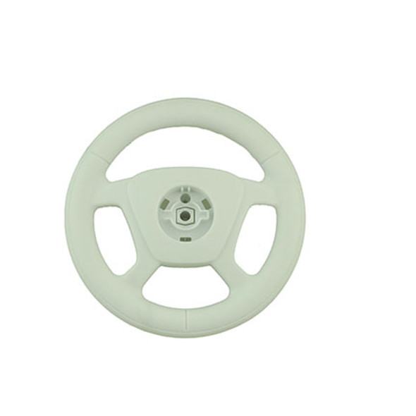 POWER WHEELS - 3900-3832 White Steering Wheel Without button for 2015 Barbie Cadillac Escalade Replacement Part