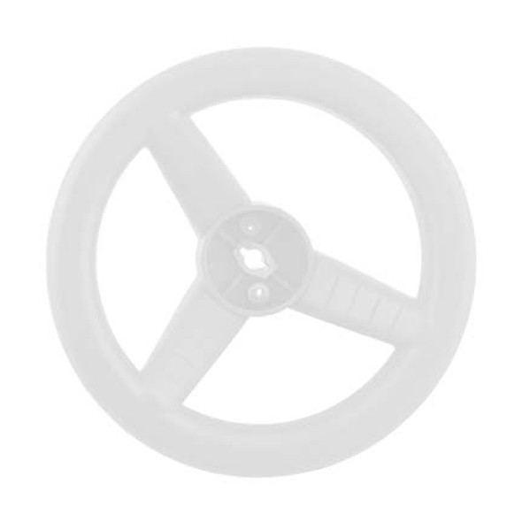 OakridgeStores.com | POWER WHEELS - CHP65-2379 White Steering Wheel for Barbie Jammin Jeep Deluxe
