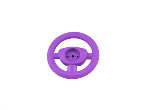 FISHER-PRICE POWER WHEELS - W6209-9719 Purple Steering Wheel Assembly for Barbie VW Beetle - Power Wheels Replacement Part