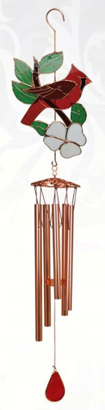 GIFT ESSENTIALS - Cardinal Large Wind Chime GE179 645194901797