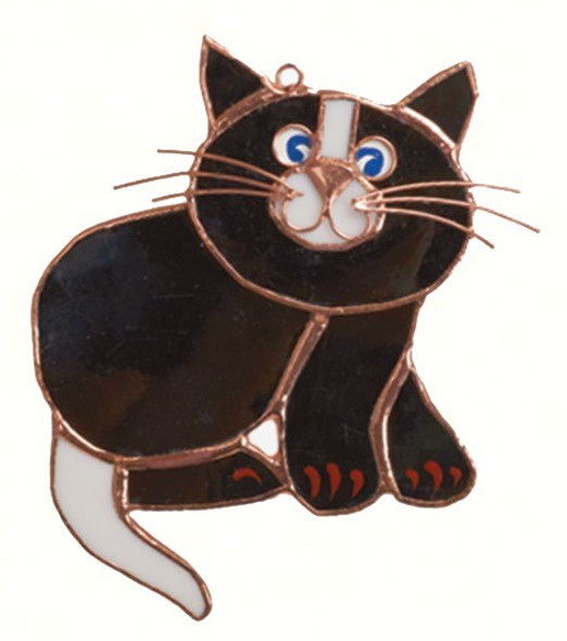 GIFT ESSENTIALS - Black Cat Suncatcher GE184 645194901841