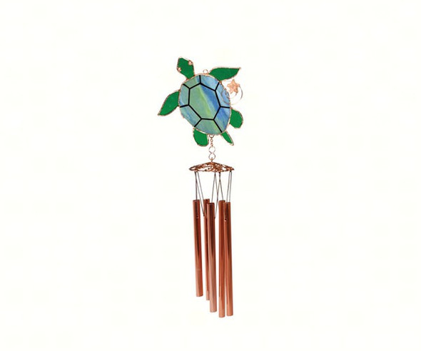 GIFT ESSENTIALS - Sea Turtle (Decorated Design) - Wind Chime / Suncatcher GE230 645194902305