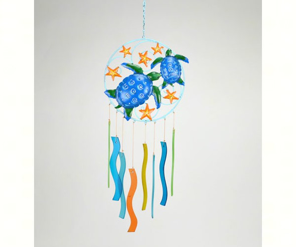 GIFT ESSENTIALS - Turtles & Starfish (Decorated Design) - Chime GEBLUEG504 804414905049