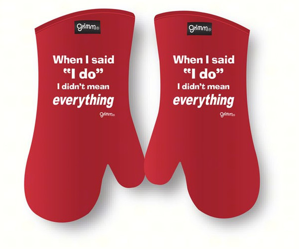 GRIMM - When I said I do I didn't mean everything - Oven Mitt GRIMMIDOMITT 621805112189