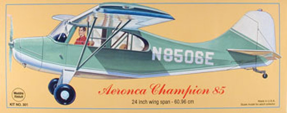 GUILLOWS - Aeronca Champion Balsa Wood Airplane Model Kit (301) 072365103016