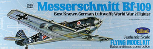 GUILLOWS - Messerschmitt BF 109 Balsa Wood Airplane Model Kit (505) 072365005051