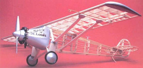 GUILLOWS - Spirit of St. Louis Balsa Wood Airplane Model Kit (807) 072365008076