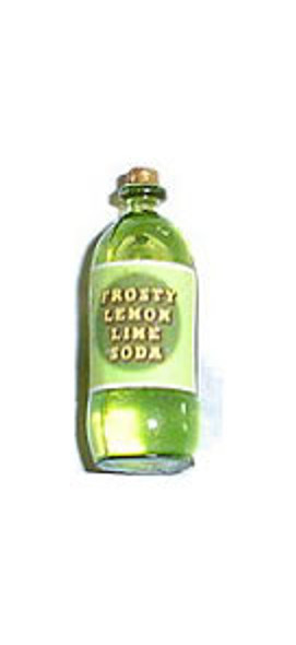 HUDSON RIVER - 1 Inch Scale Dollhouse Miniature - Lemon Lime Soda 2 Liter (HR53988)