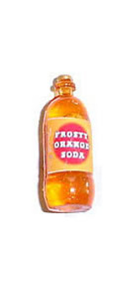 HUDSON RIVER - 1 Inch Scale Dollhouse Miniature - Orange Soda 2 Liter (HR53989)