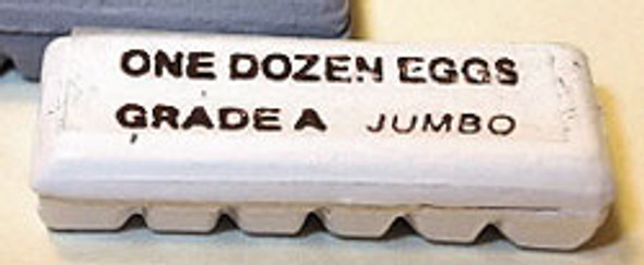 HUDSON RIVER - 1" Scale Dollhouse Miniature - Egg Carton-White (54112W)