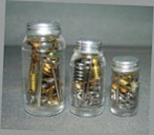 HUDSON RIVER - 1" Scale Dollhouse Miniature - Nuts and Bolts Jars (56050)