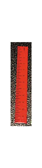 HUDSON RIVER - 1" Scale Dollhouse Miniature - Ruler-Red, Set of 6 (57010R)