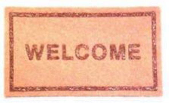 HUDSON RIVER - 1 Inch Scale Dollhouse Miniature - Welcome Mat (HR57013)