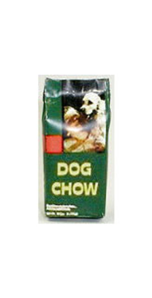 HUDSON RIVER - 1 Inch Scale Dollhouse Miniature - Dog Chow Bag Large (HR57184)