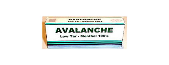 HUDSON RIVER - 1 Inch Scale Dollhouse Miniature - Avalanche Menthol Cigarettes Carton (HR57197)