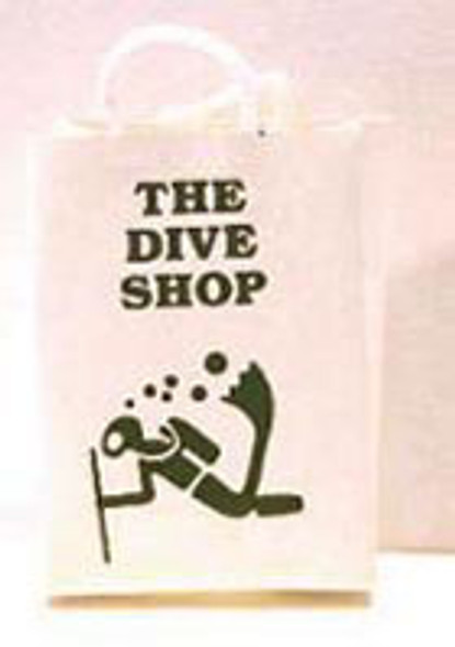 HUDSON RIVER - 1 Inch Scale Dollhouse Miniature - The Dive Shop Shopping Bag (HR58108)