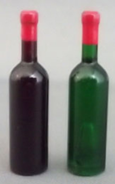 HUDSON RIVER - 1/2" Scale Dollhouse Miniature - 1/2 Inch Scale Wine Bottle - Unlabeled Bottles (59985)