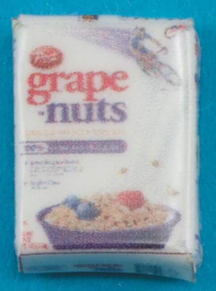 HUDSON RIVER - 1/2" Scale Dollhouse Miniature - 1/2 Inch Scale Post Grape Nuts Cereal (59994)