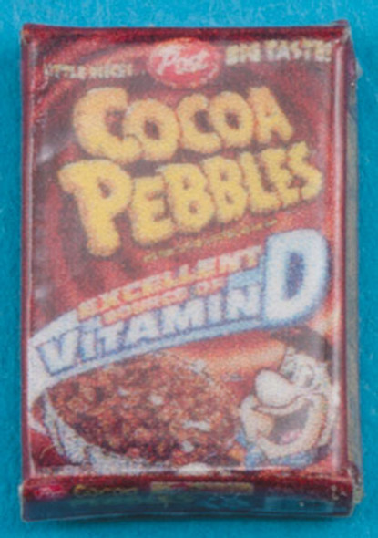 HUDSON RIVER - 1/2" Scale Dollhouse Miniature - 1/2 Inch Scale Post Cocoa Pebbles Cereal (59995)