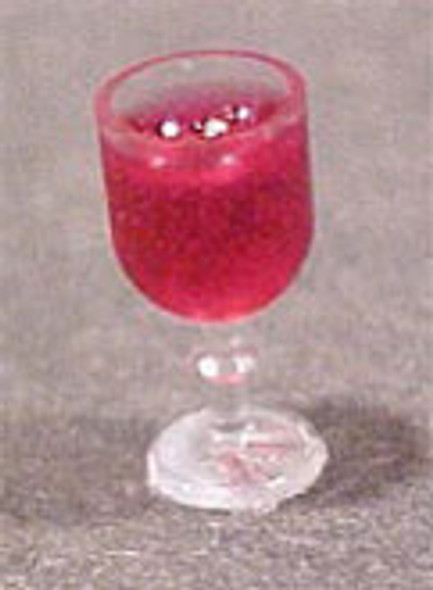 HUDSON RIVER - 1 Inch Scale Dollhouse Miniature - Glass Of Red Wine (HR60004)