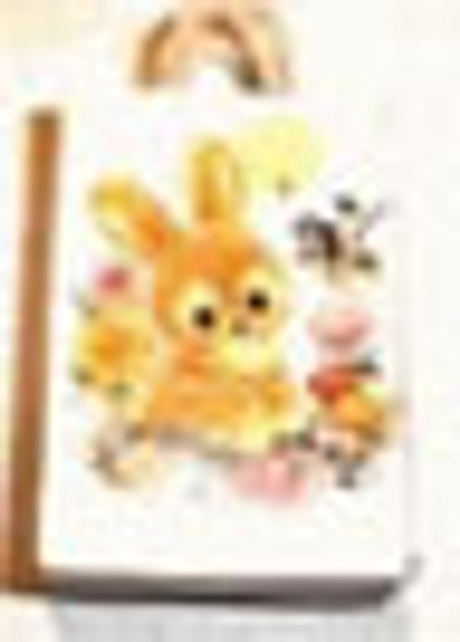 HUDSON RIVER - 1/2" Scale Dollhouse Miniature - 1/2 Inch Scale Easter Bunny Shopping Bag (62002)