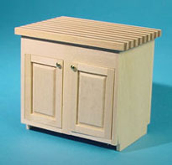 HOUSEWORKS - 1 Inch Scale Dollhouse Miniature Kitchen Furniture - Center Island Kit (HW13411) 022931134111