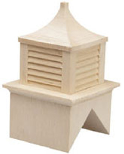 HOUSEWORKS - 1" Scale Dollhouse Miniature - Cupola, Unfinished (2407) 022931024078