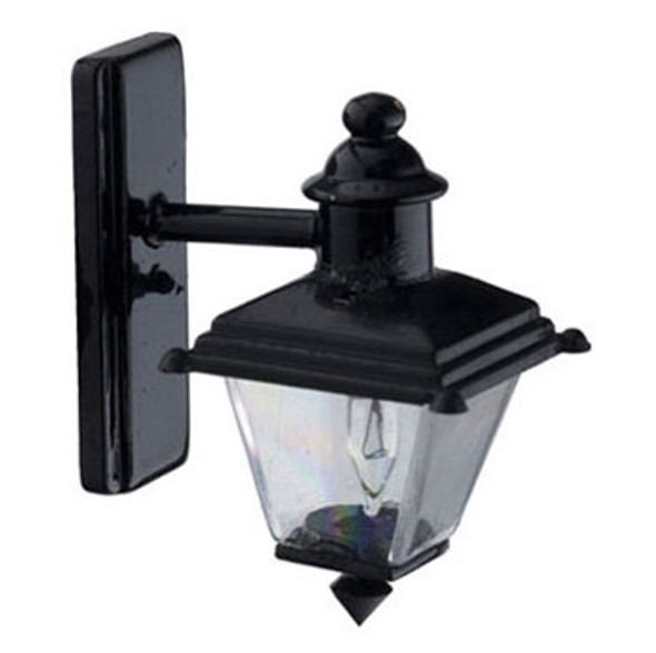 HOUSEWORKS - 1 Inch Scale Dollhouse Miniature - Small Black Coach Light (HW2829) 022931028298