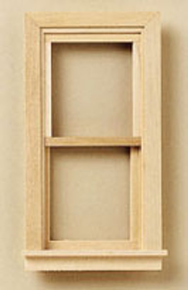 HOUSEWORKS - 1" Scale Dollhouse Miniature - Standard Working Window with Pane (5000) 022931050008