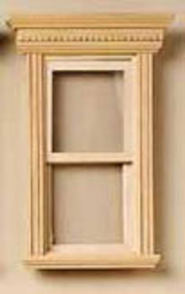 HOUSEWORKS - 1" Scale Dollhouse Miniature - Yorktown Double Hung Window (5001) 022931050015