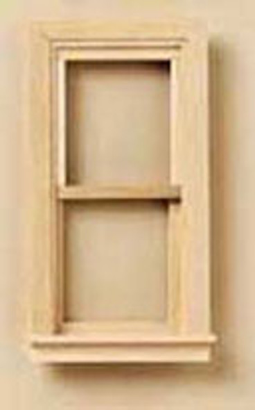 HOUSEWORKS - 1" Scale Dollhouse Miniature - Standard Nonworking Window (5032) 022931050329