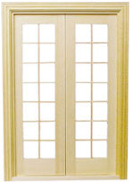 HOUSEWORKS - 1" Scale Dollhouse Miniature - Classic French Door (6011) 022931060113