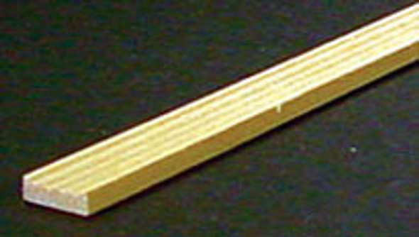 HOUSEWORKS - 1 Inch Scale Dollhouse Miniature - Grooved Window Trim 24 Inch Long (HW7075) 022931070750