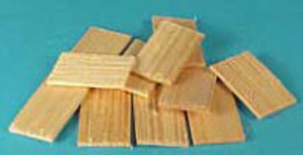 HOUSEWORKS - 1" Scale Dollhouse Miniature - Square Butt Shingles, 1000 pieces (7104) 022931071041