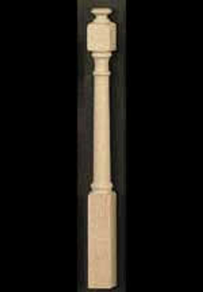 HOUSEWORKS - 1 Inch Scale Dollhouse Miniature - Narrow Newel Post 6 pcs (HW7206) 022931072062