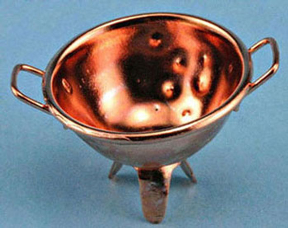 INTERNATIONAL MINIATURES - 1 Inch Scale Dollhouse Miniature - Copper Colander (IM65075) 731851650754