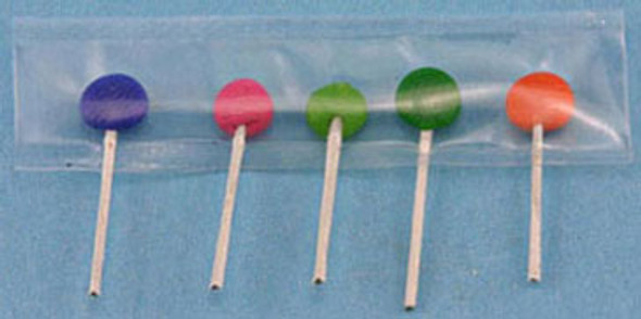 INTERNATIONAL MINIATURES - 1 Inch Scale Dollhouse Miniature - Lollipops 5 pcs (IM65126) 731851651263