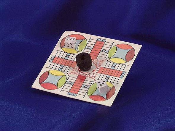 INTERNATIONAL MINIATURES - 1 Inch Scale Dollhouse Miniature - Parcheesi Board Game (IM65220) 731851652208