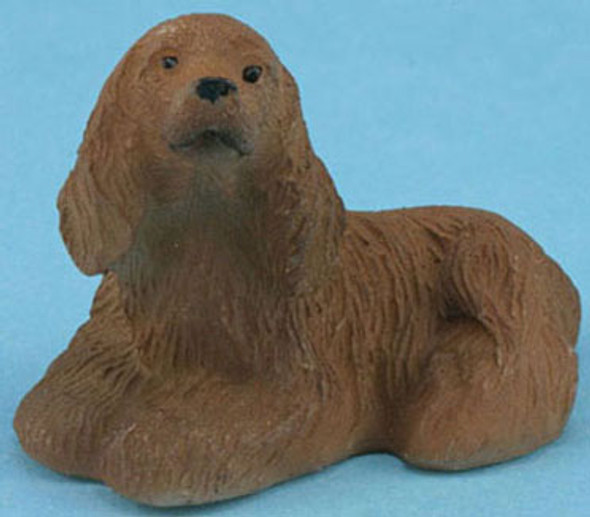 INTERNATIONAL MINIATURES - 1 Inch Scale Dollhouse Miniature - American Cocker Spaniel (IM65272) 731851652727