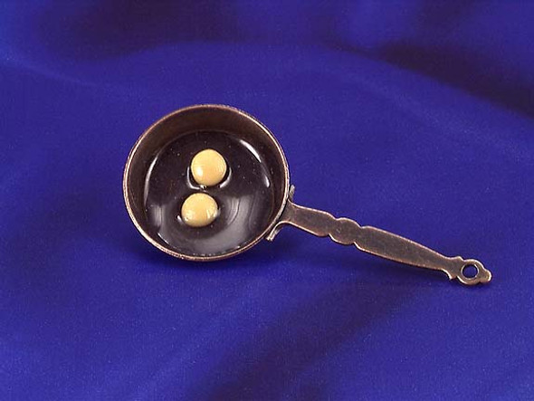 INTERNATIONAL MINIATURES - 1 Inch Scale Dollhouse Miniature - Pan W/eggs (IM65288) 731851652888