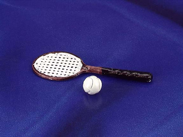 INTERNATIONAL MINIATURES - 1 Inch Scale Dollhouse Miniature - Tennis Set (IM65323) 731851653236